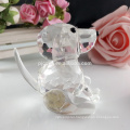 Wholesale cute crystal dog figurine for gift and decoration